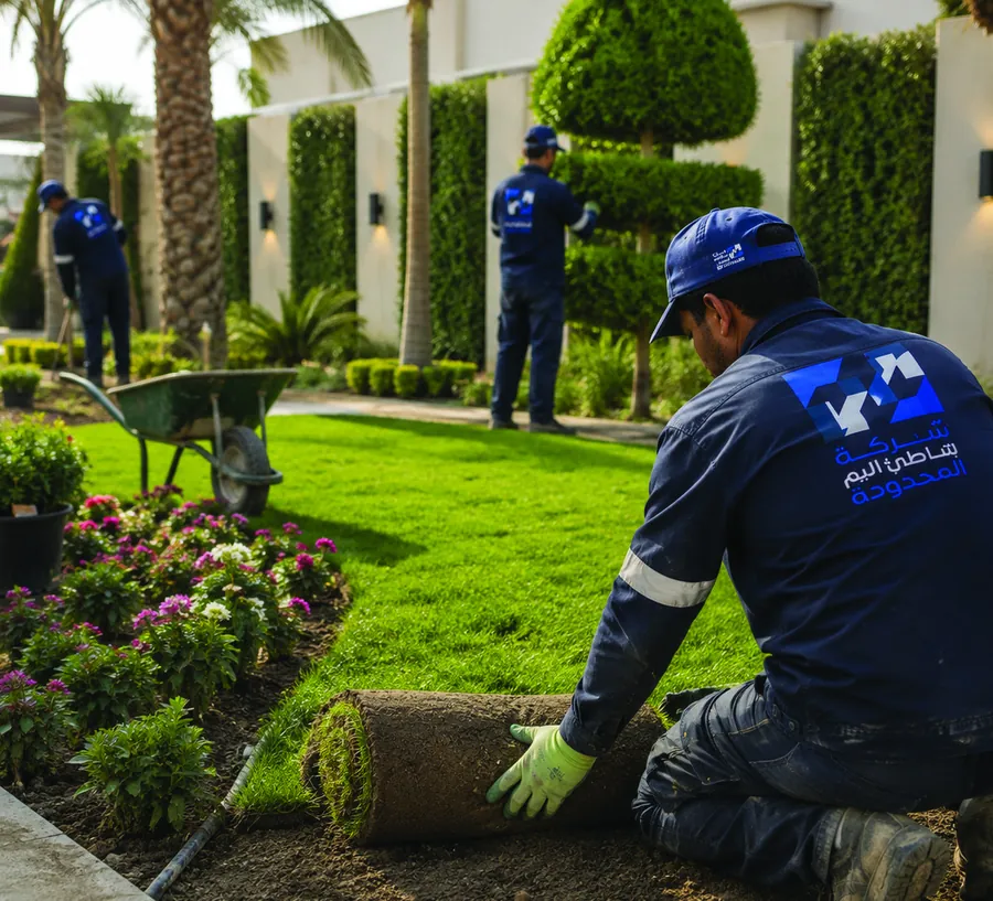 Landscaping and green areas